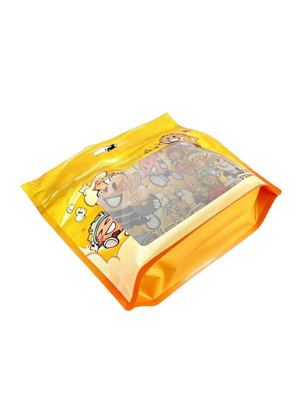 Three Edge Sealed Zipper Stand-Up Pouch Bag