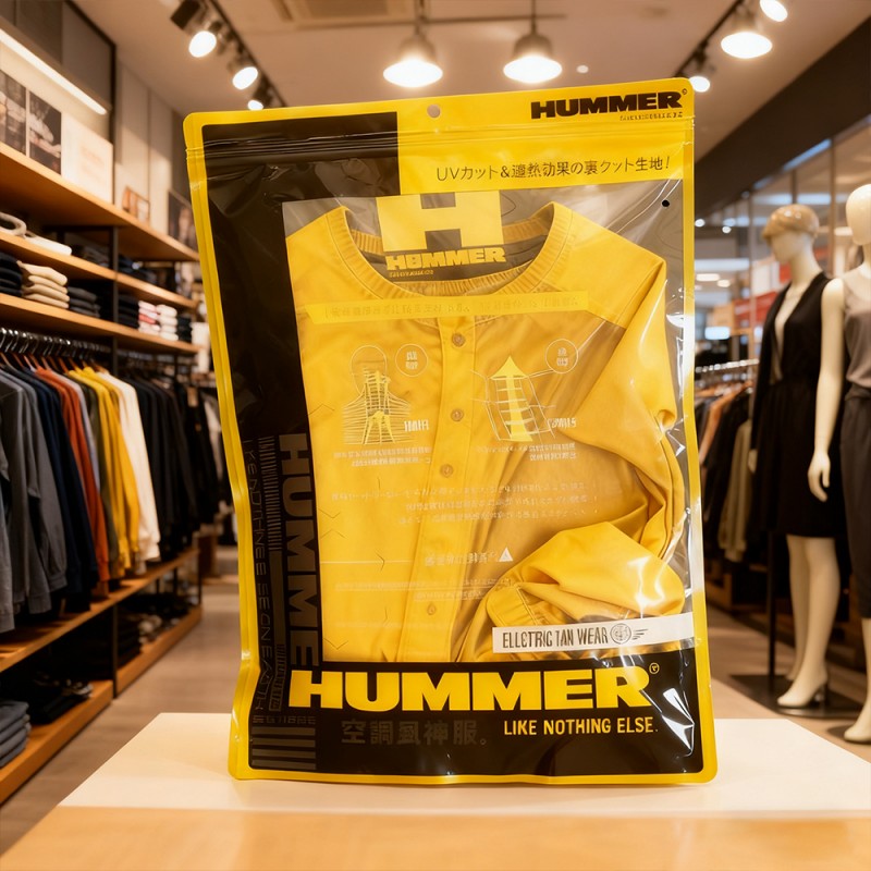 Standbodenbeutel mit laminiertem PET-Reißverschluss